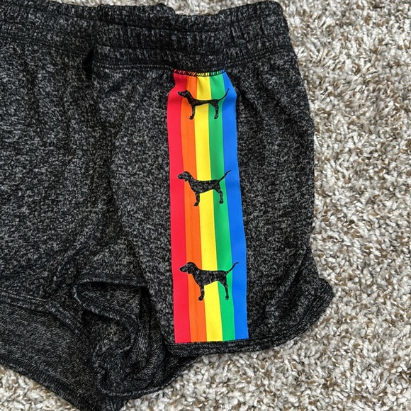 PINK Victoria’s Secret pride rainbow pink dog shorts - Picture 1 of 5